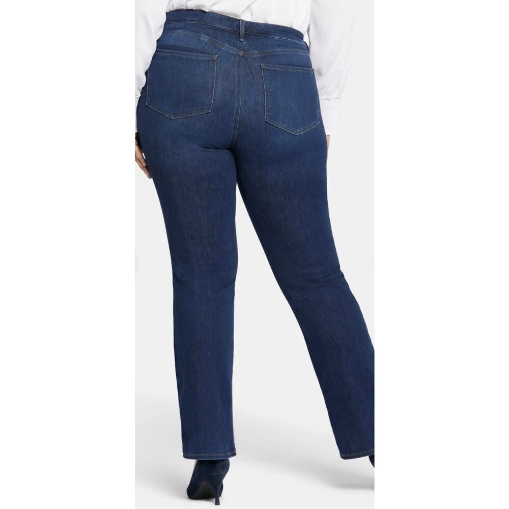 NYDJ Women's Jeans Size 20W - Blue Barbara Bootcut Lift Tuck Stretch Denim - Picture 2 of 12